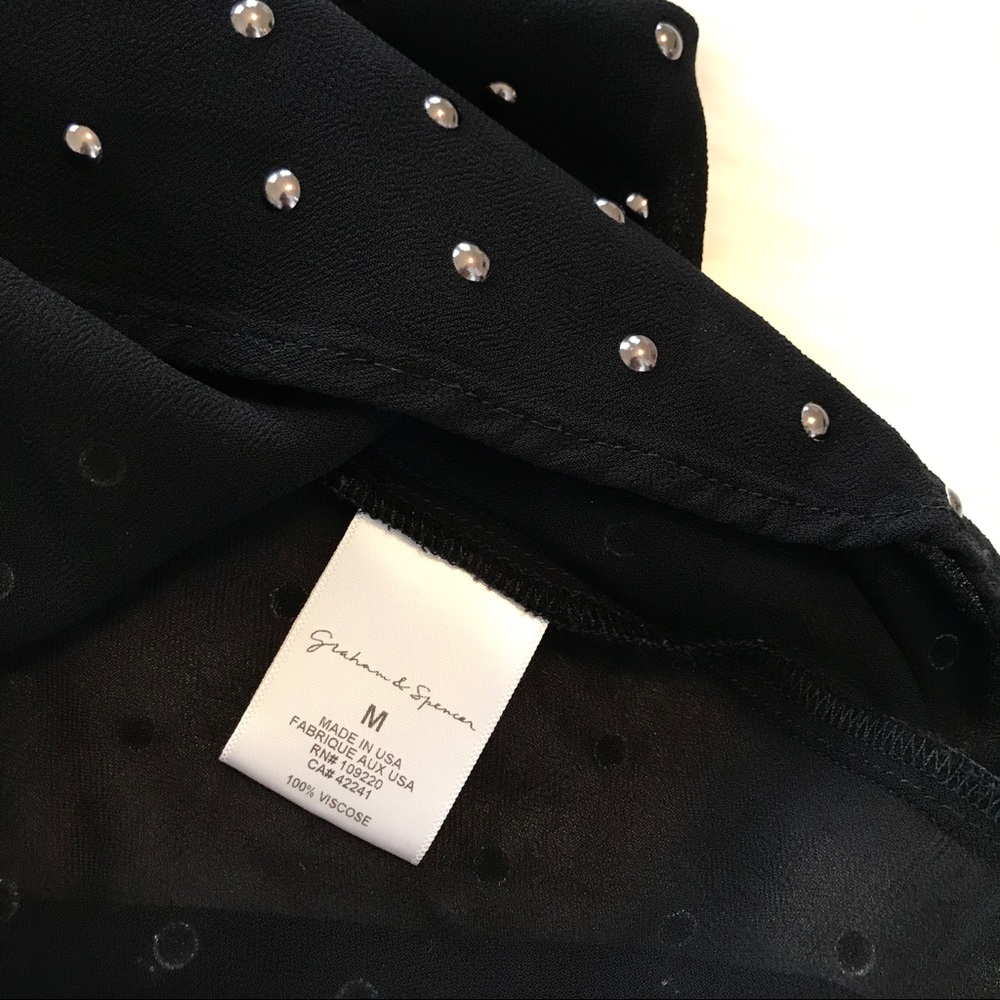G R A H A M & S P E N C E R : Studded Top - image 5